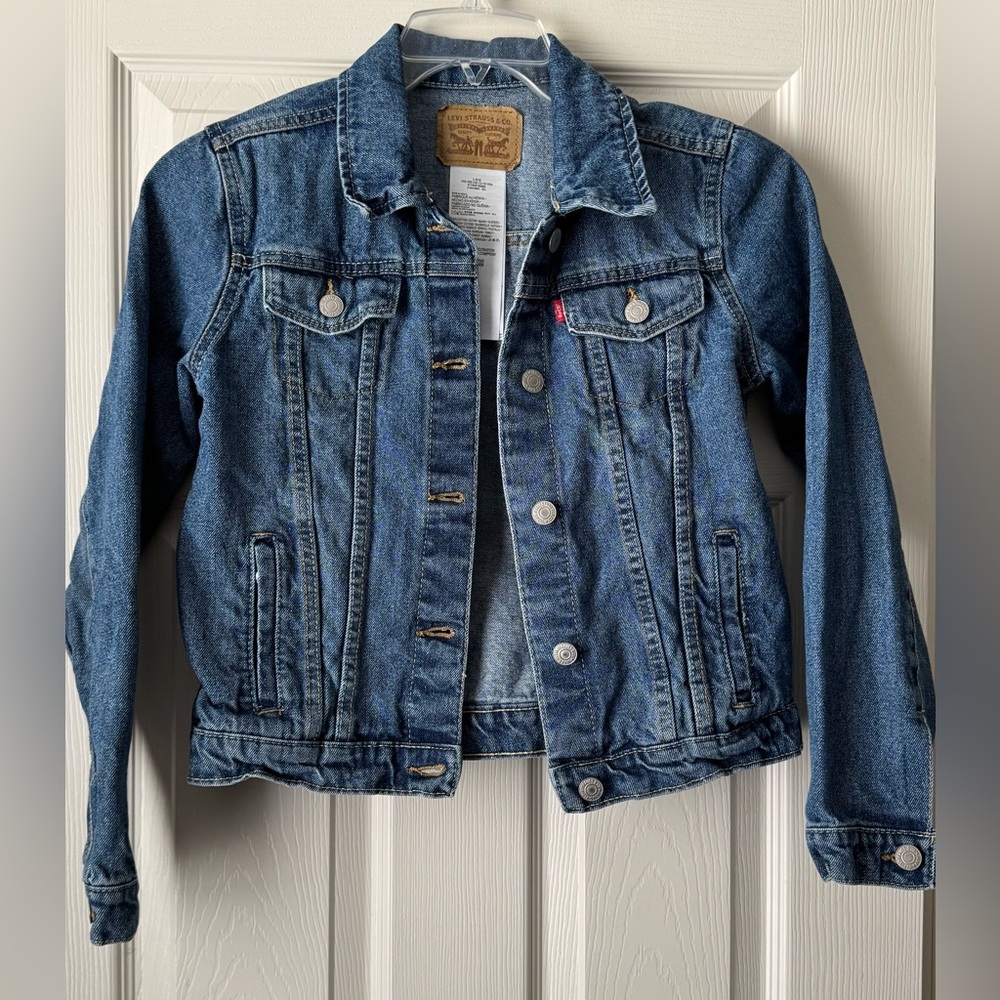 Levi’s Kids Unisex Red Tab Denim Jean Jacket Size Kids - Large